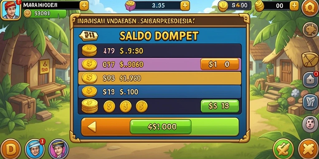 Screenshot dari mode permainan terbaru.