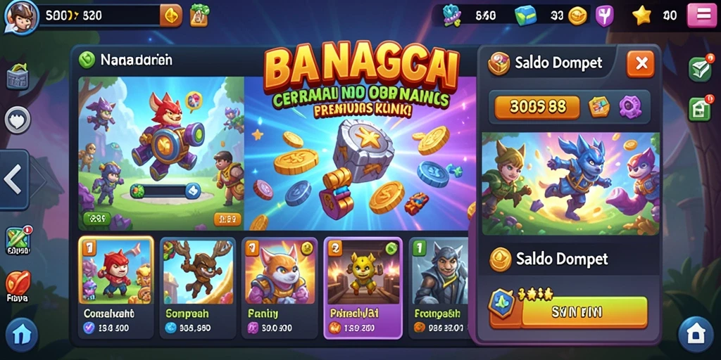 Interaksi pemain dalam komunitas yang aktif.