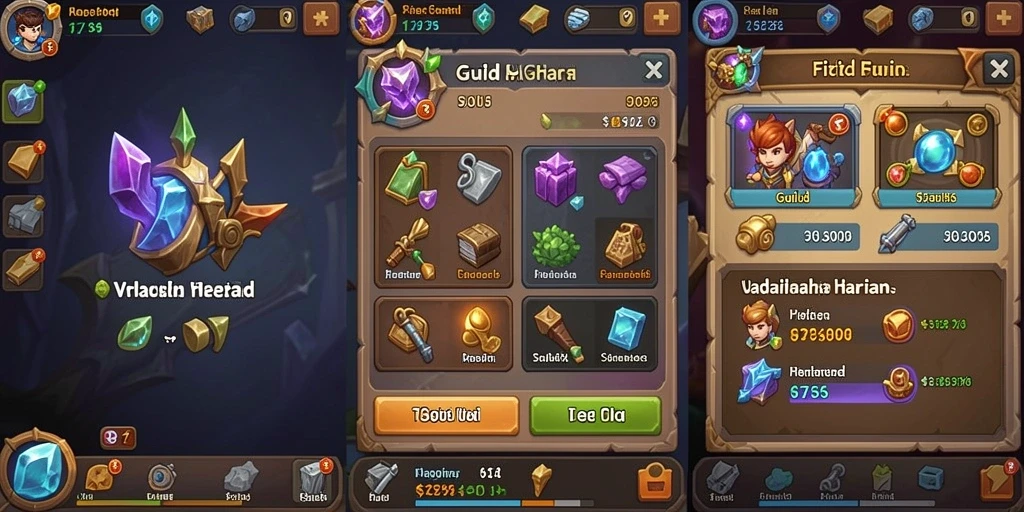 Screenshot saat pemain berinteraksi dalam permainan.