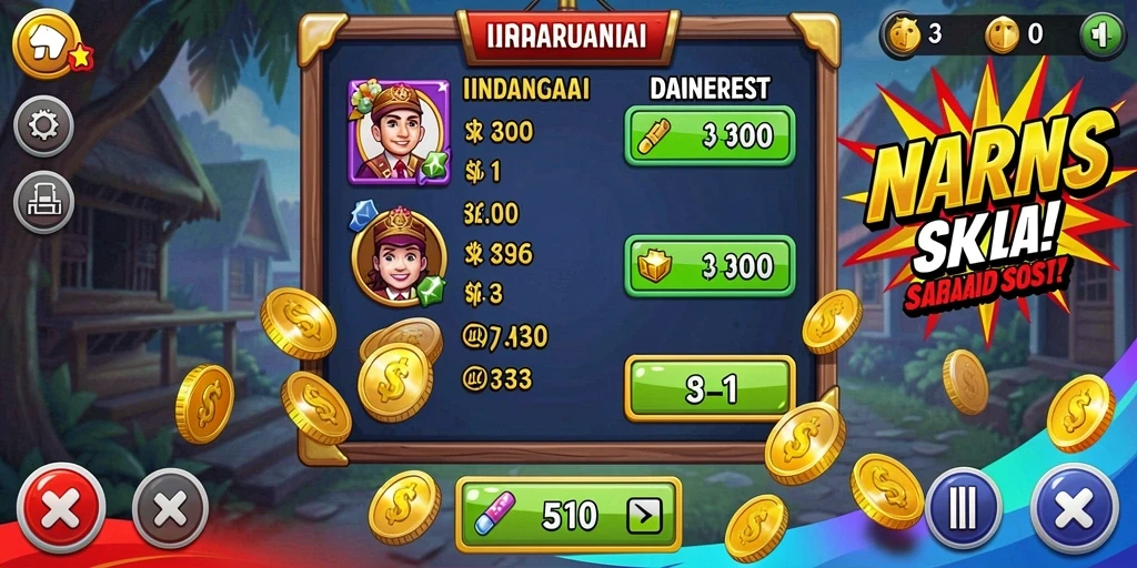 Pengalaman bermain yang seru dan mendebarkan.