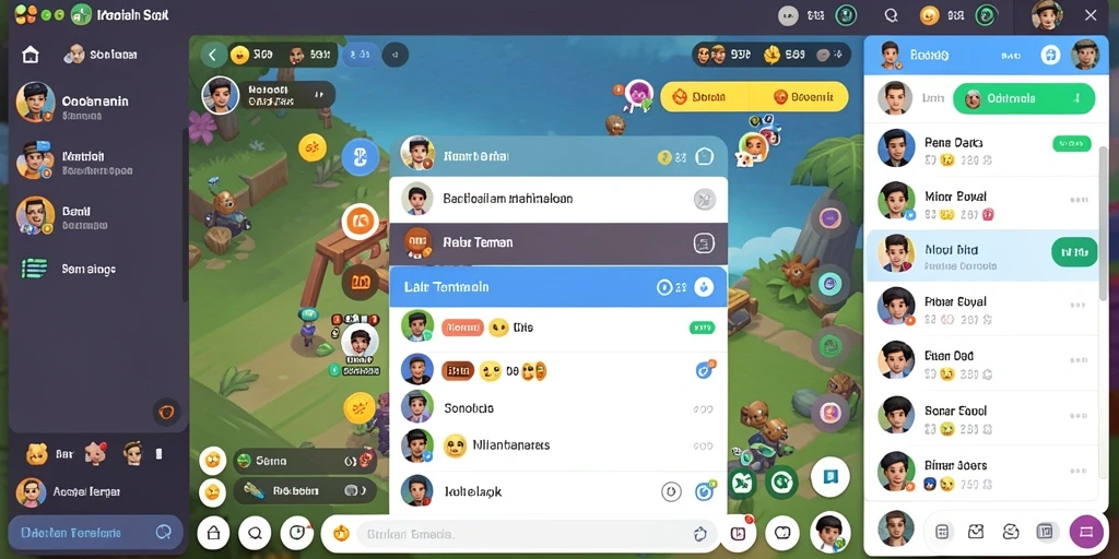 Screenshot dari mode multiplayer yang seru.
