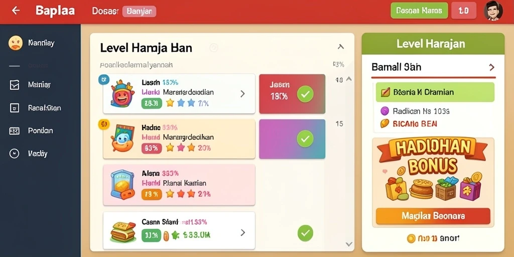 Fitur reward yang menguntungkan bagi pemain.