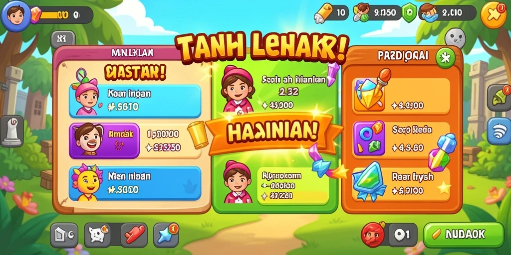 Aksi pertempuran yang dinamis dan penuh strategi.