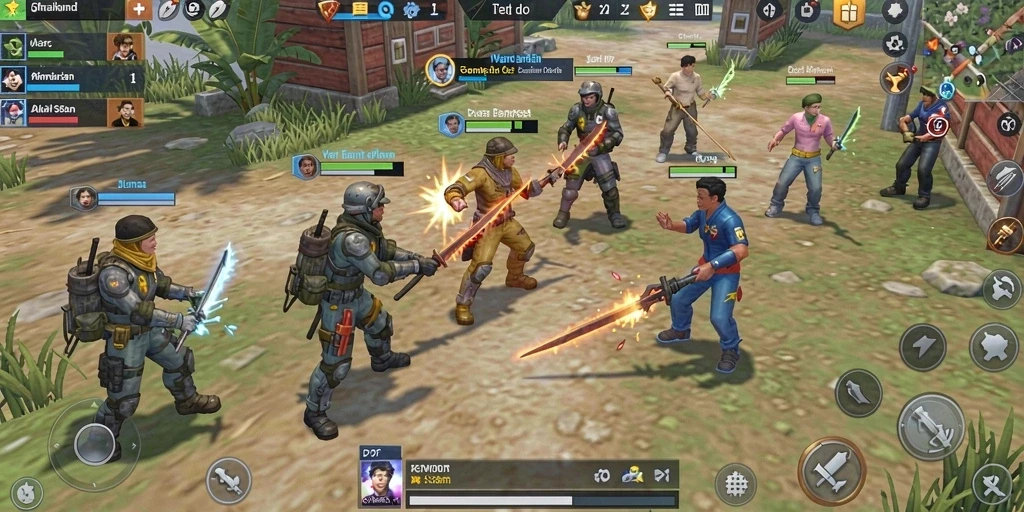 Screenshot mendemonstrasikan karakter-karakter unik dalam ST789.